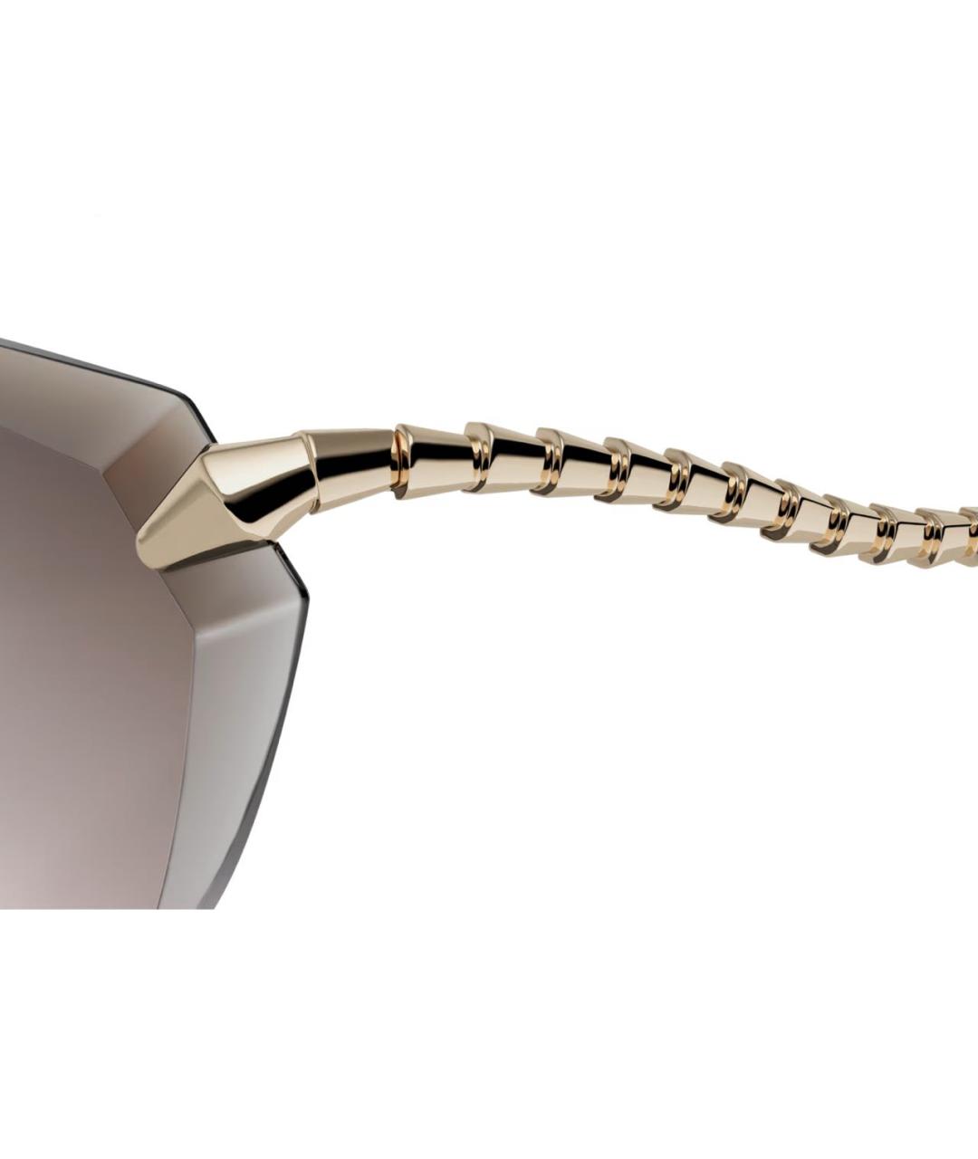 BVLGARI Коричневые солнцезащитные очки, фото 2