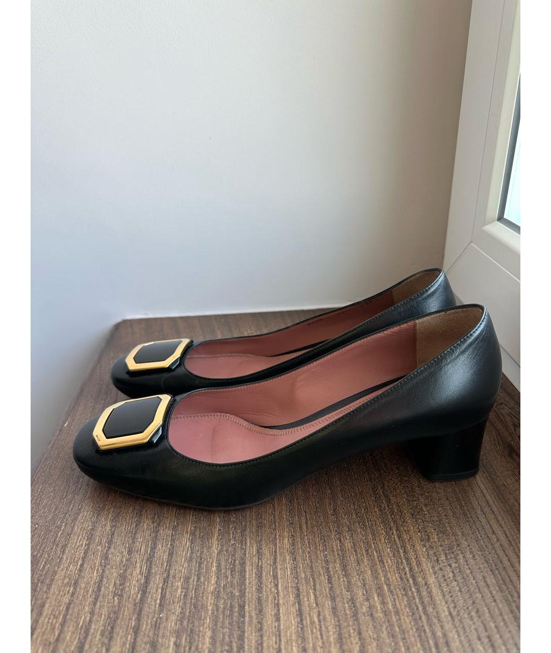 BALLY Черные кожаные туфли, фото 8