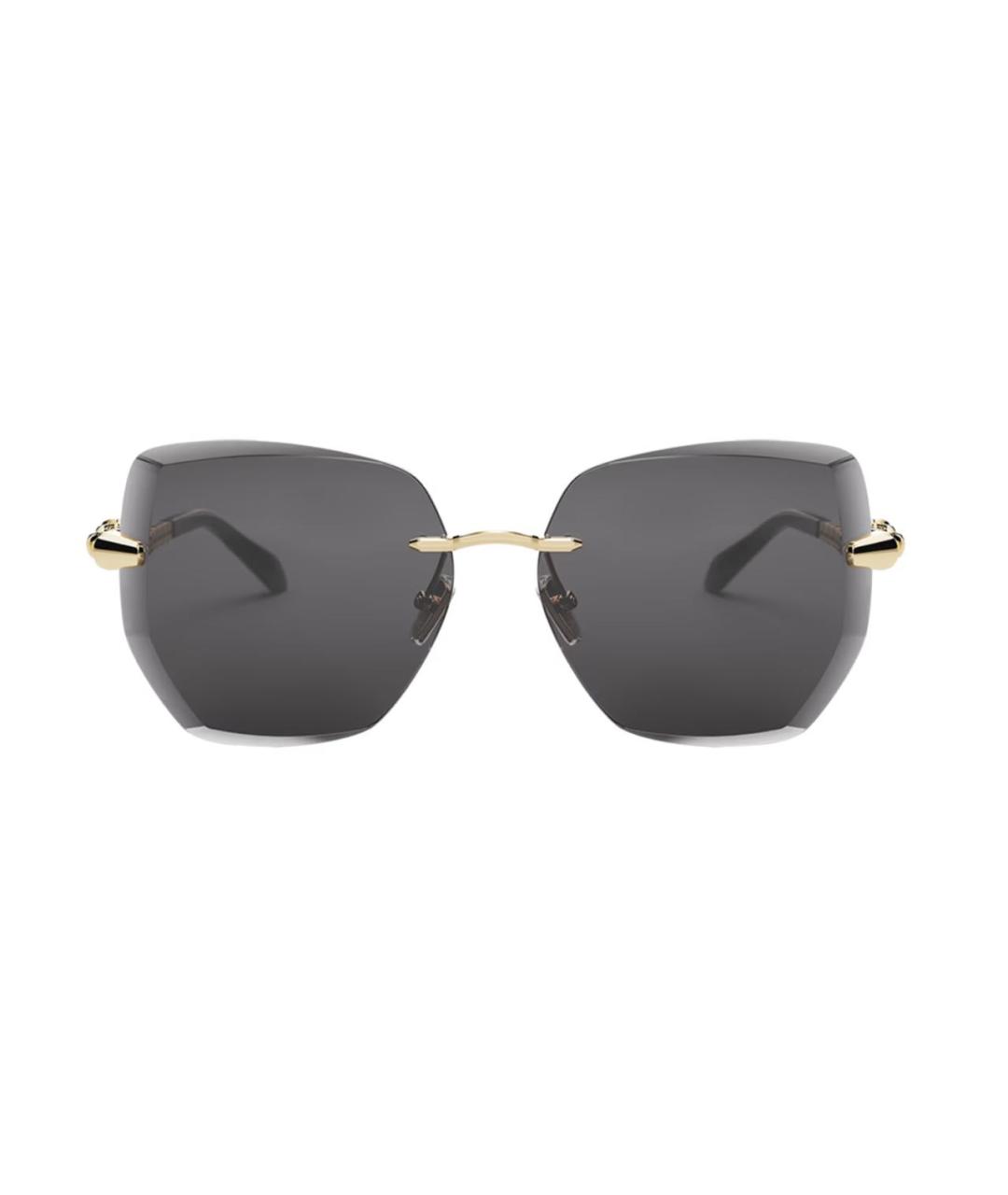 BVLGARI Серые металлические солнцезащитные очки, фото 2