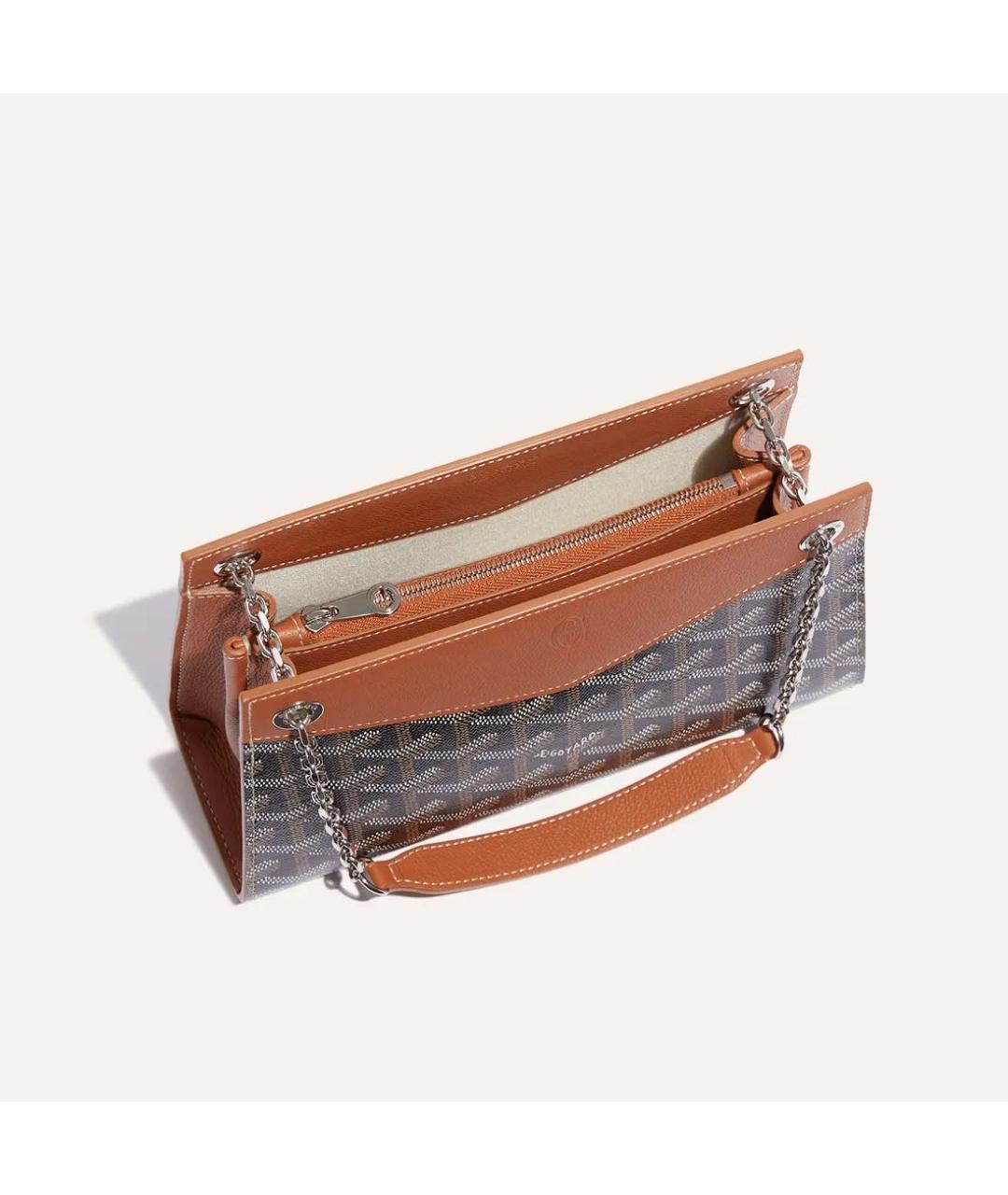 GOYARD Коричневая сумка через плечо, фото 4