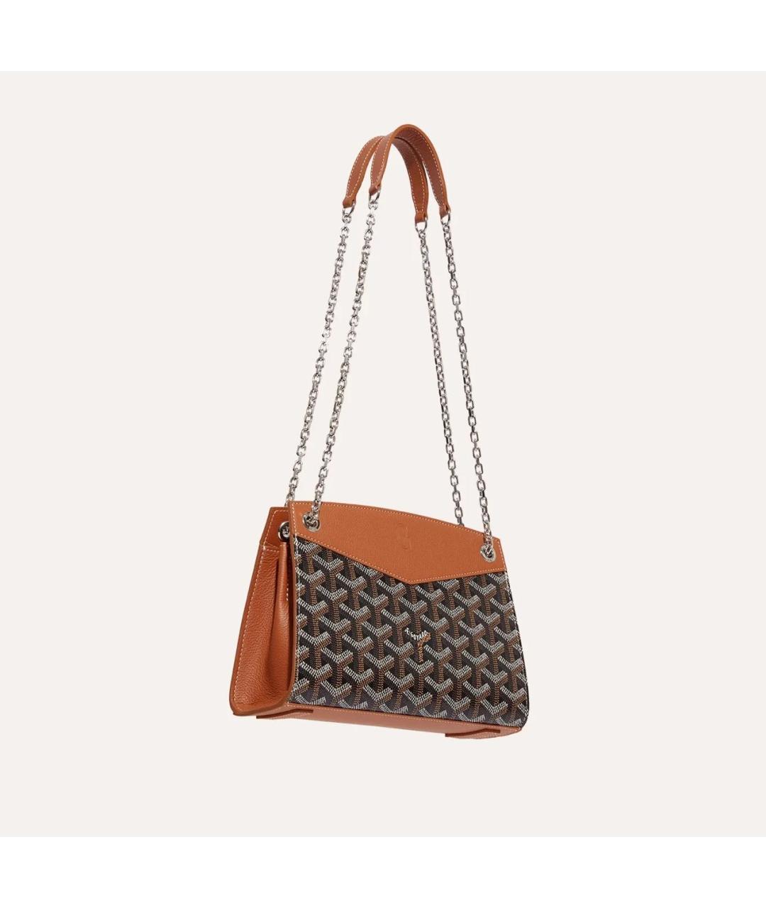 GOYARD Коричневая сумка через плечо, фото 2