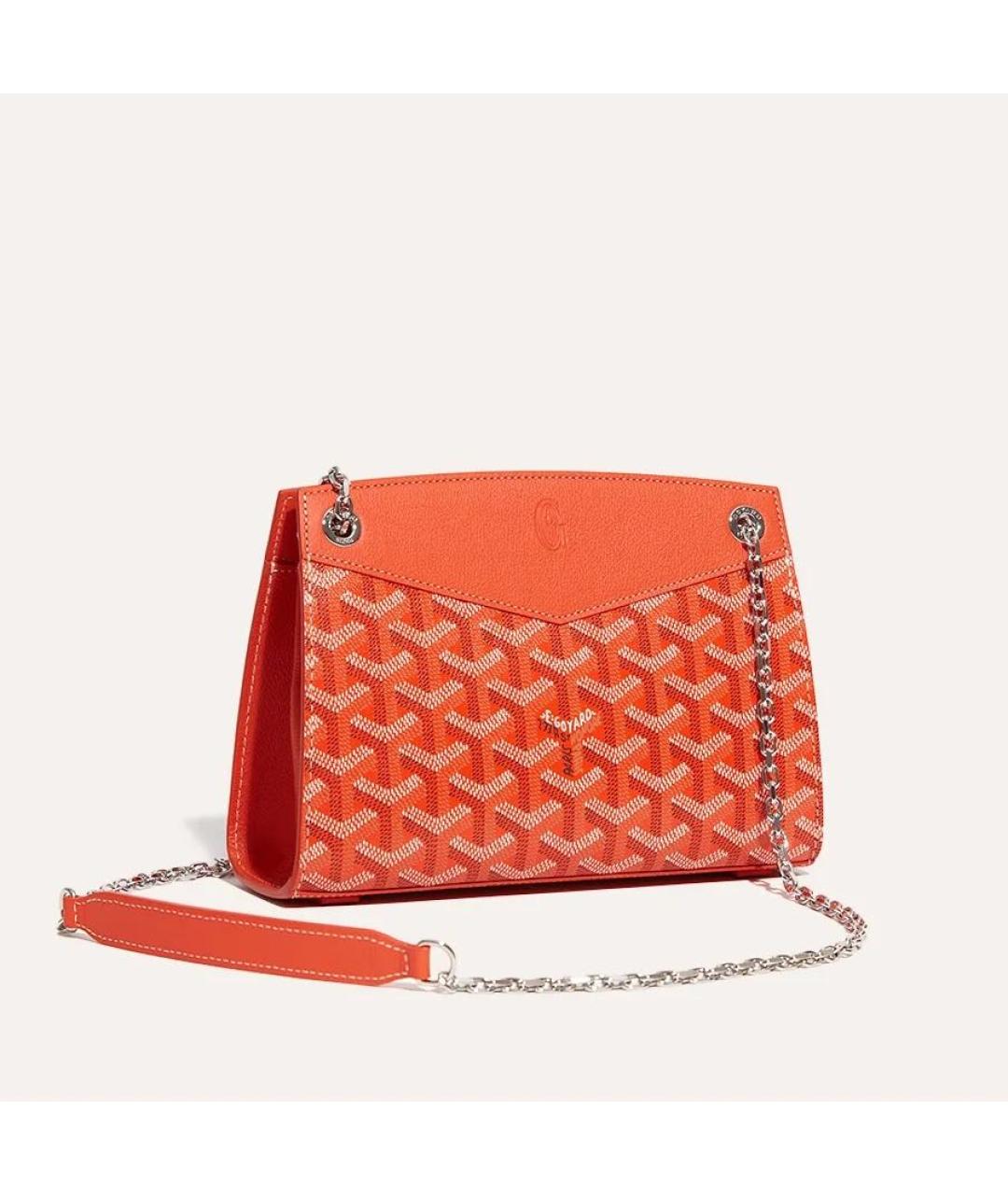 GOYARD Оранжевая сумка через плечо, фото 6