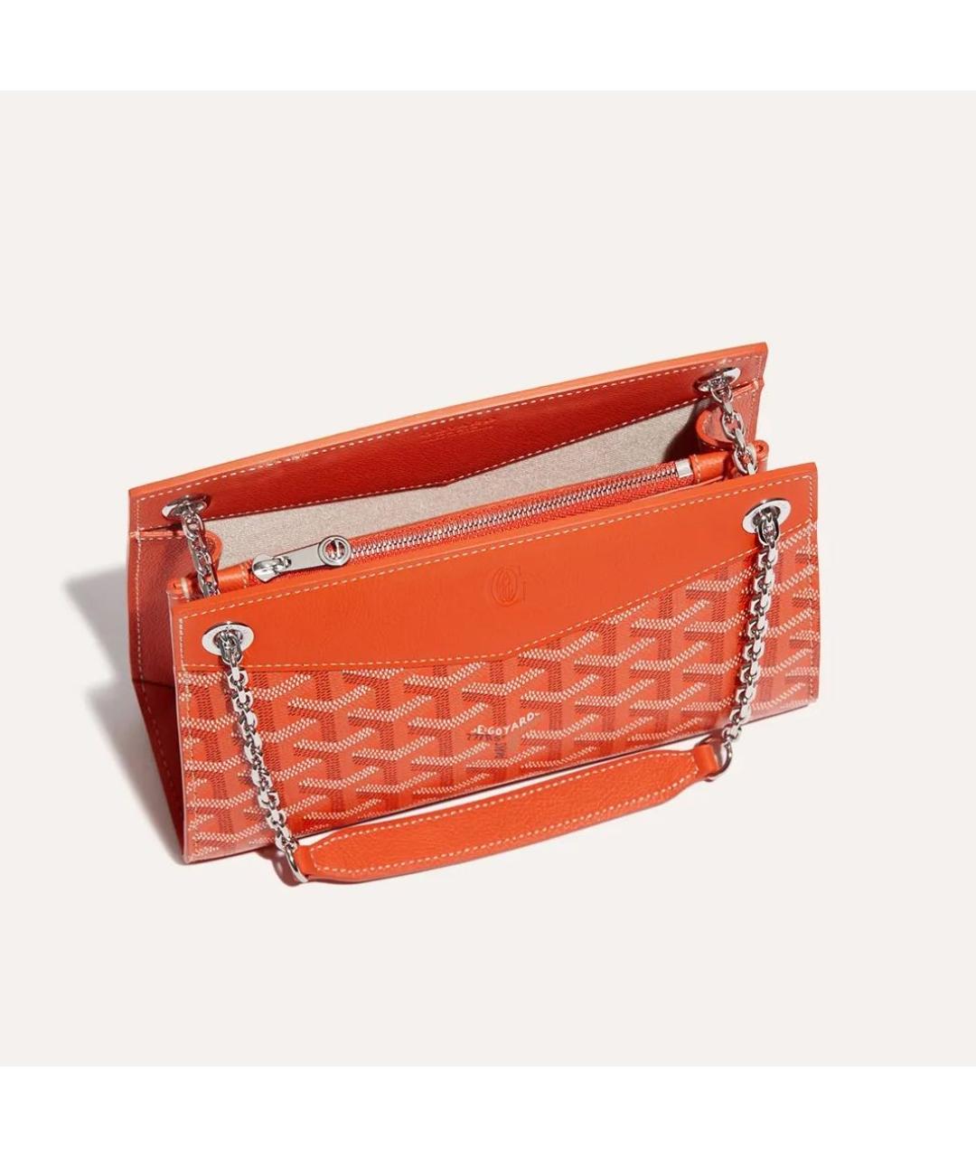 GOYARD Оранжевая сумка через плечо, фото 4