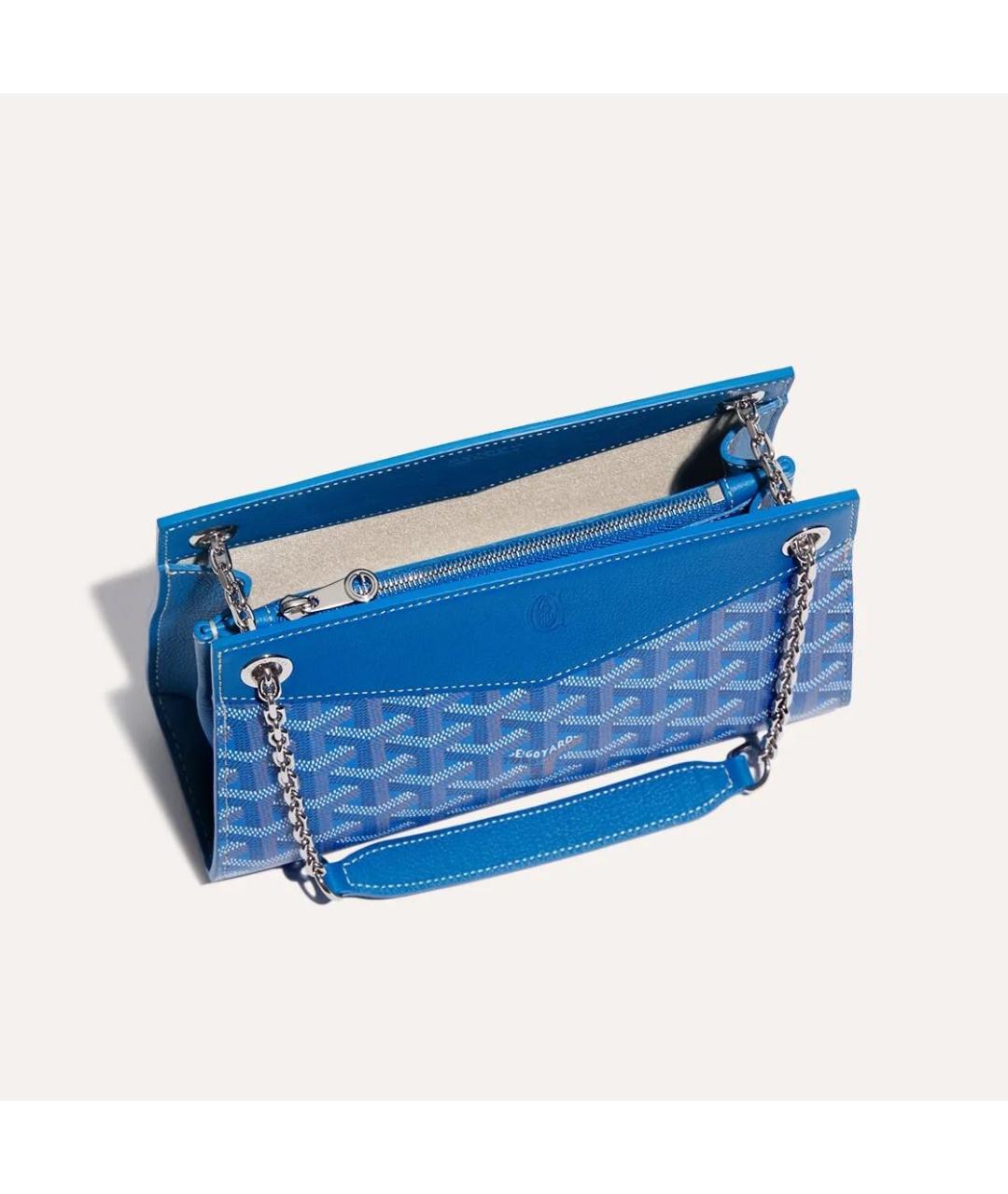 GOYARD Синяя сумка через плечо, фото 4
