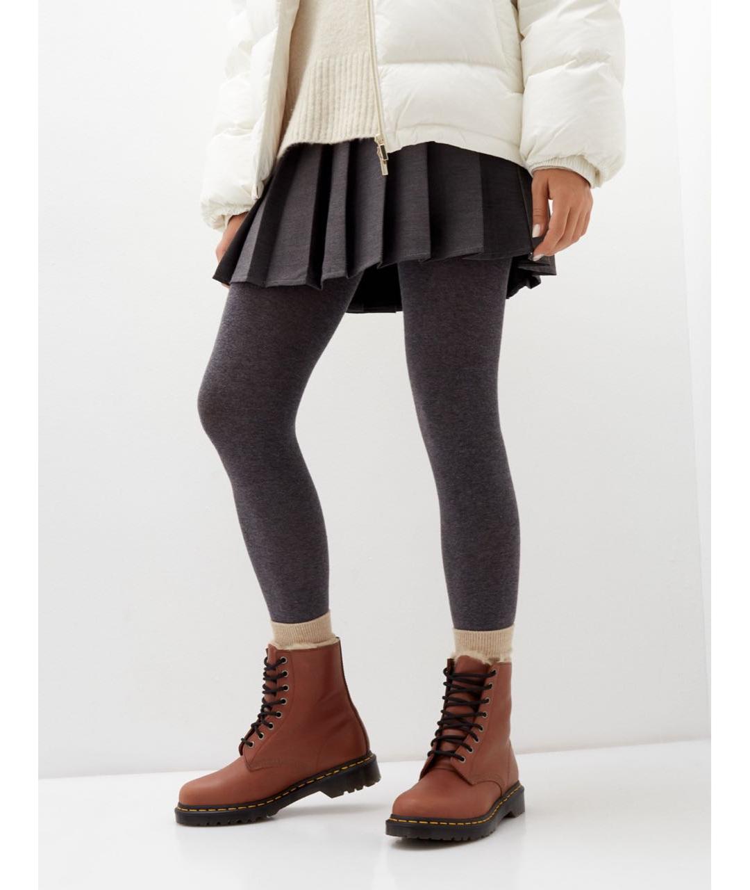 DR. MARTENS Коричневые кожаные ботинки, фото 7