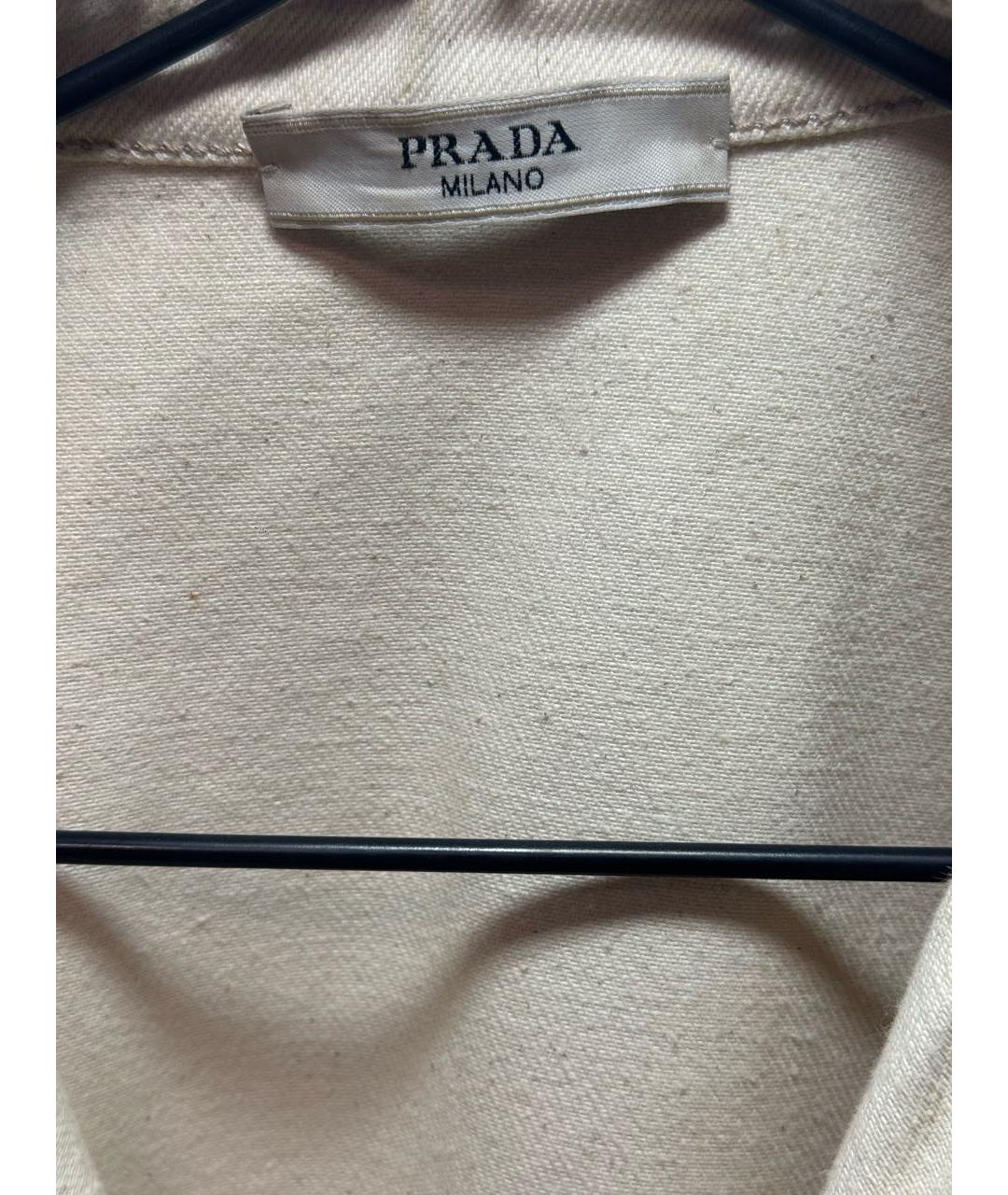 PRADA Бежевая кэжуал рубашка, фото 3