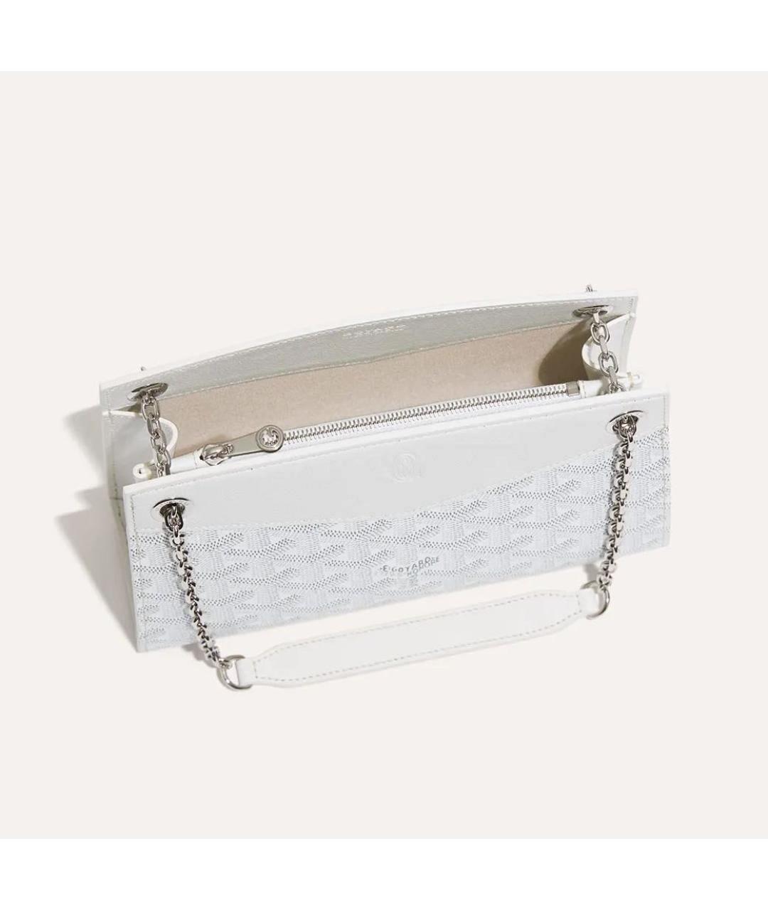 GOYARD Белая сумка через плечо, фото 4