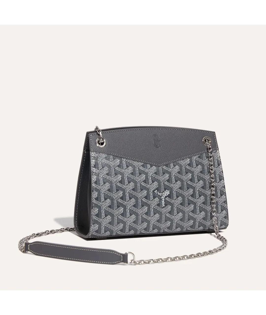 GOYARD Серая сумка через плечо, фото 6