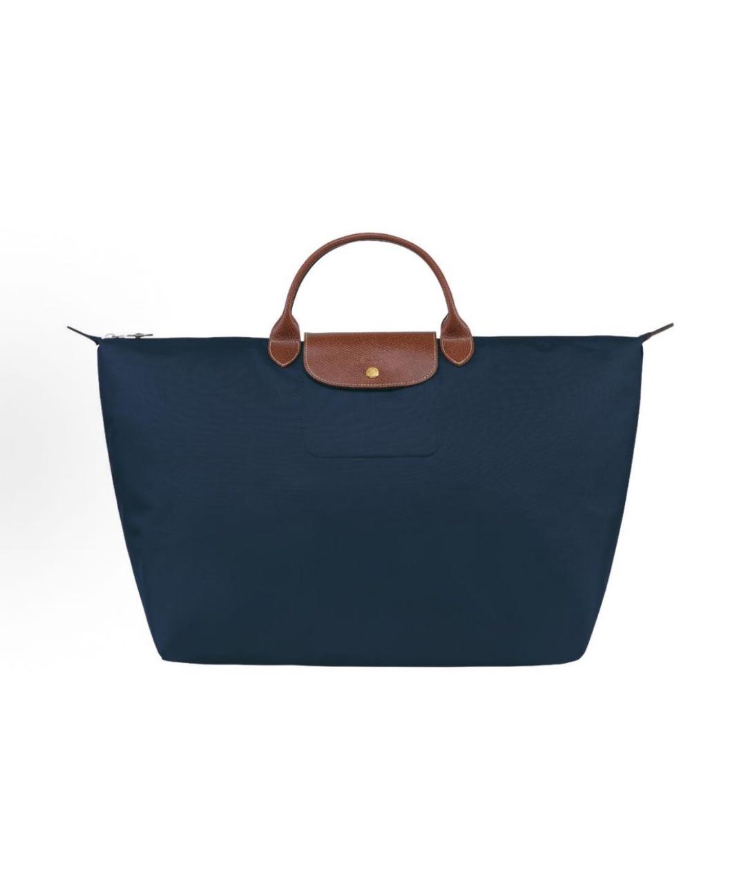 LONGCHAMP Темно-синяя сумка тоут, фото 3
