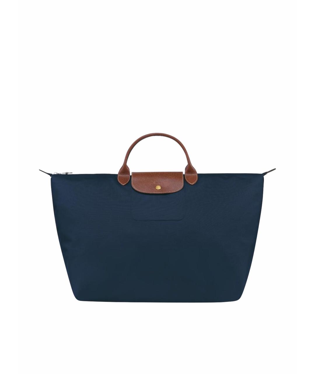 LONGCHAMP Темно-синяя сумка тоут, фото 1