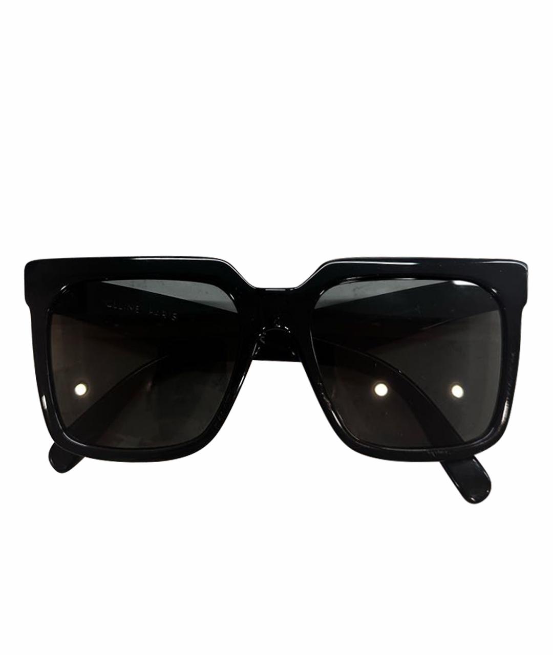CELINE Черные пластиковые солнцезащитные очки, фото 1