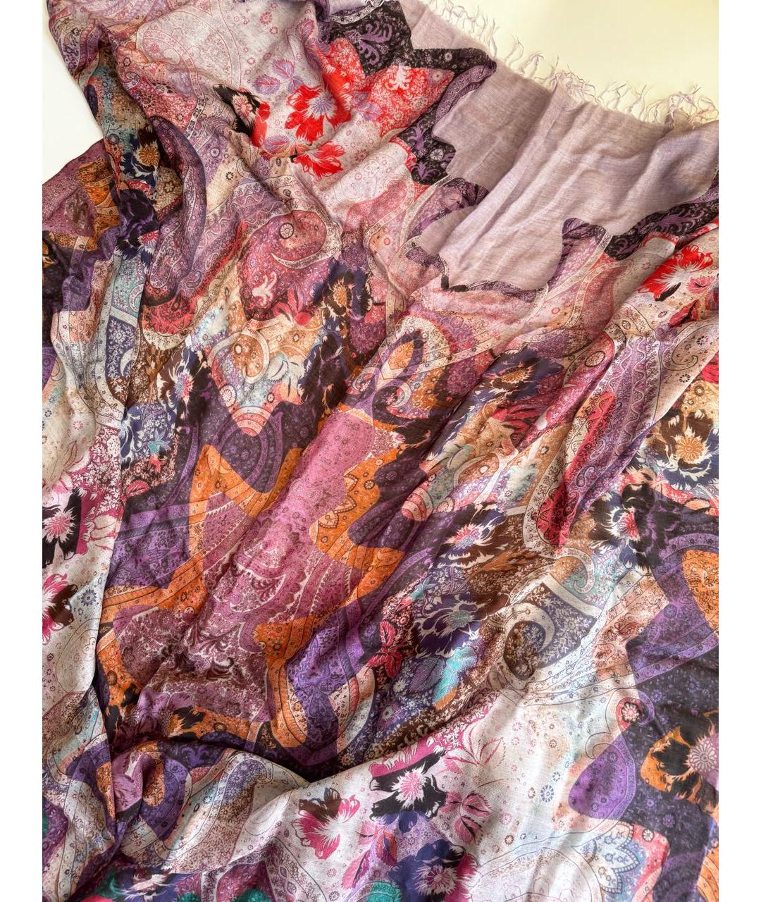 ETRO Мульти шерстяной шарф, фото 4