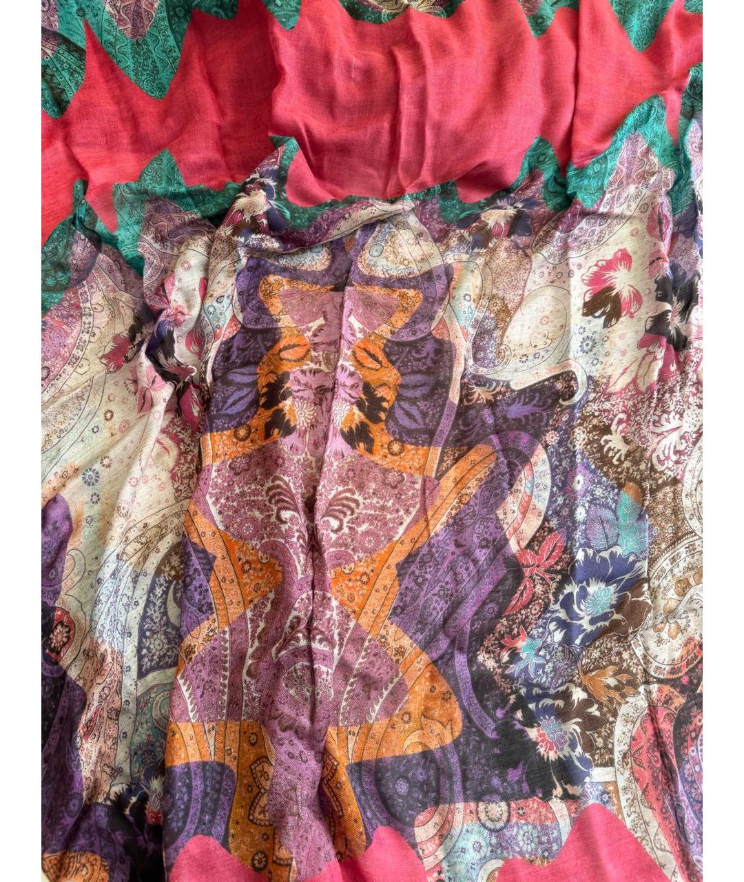 ETRO Мульти шерстяной шарф, фото 3