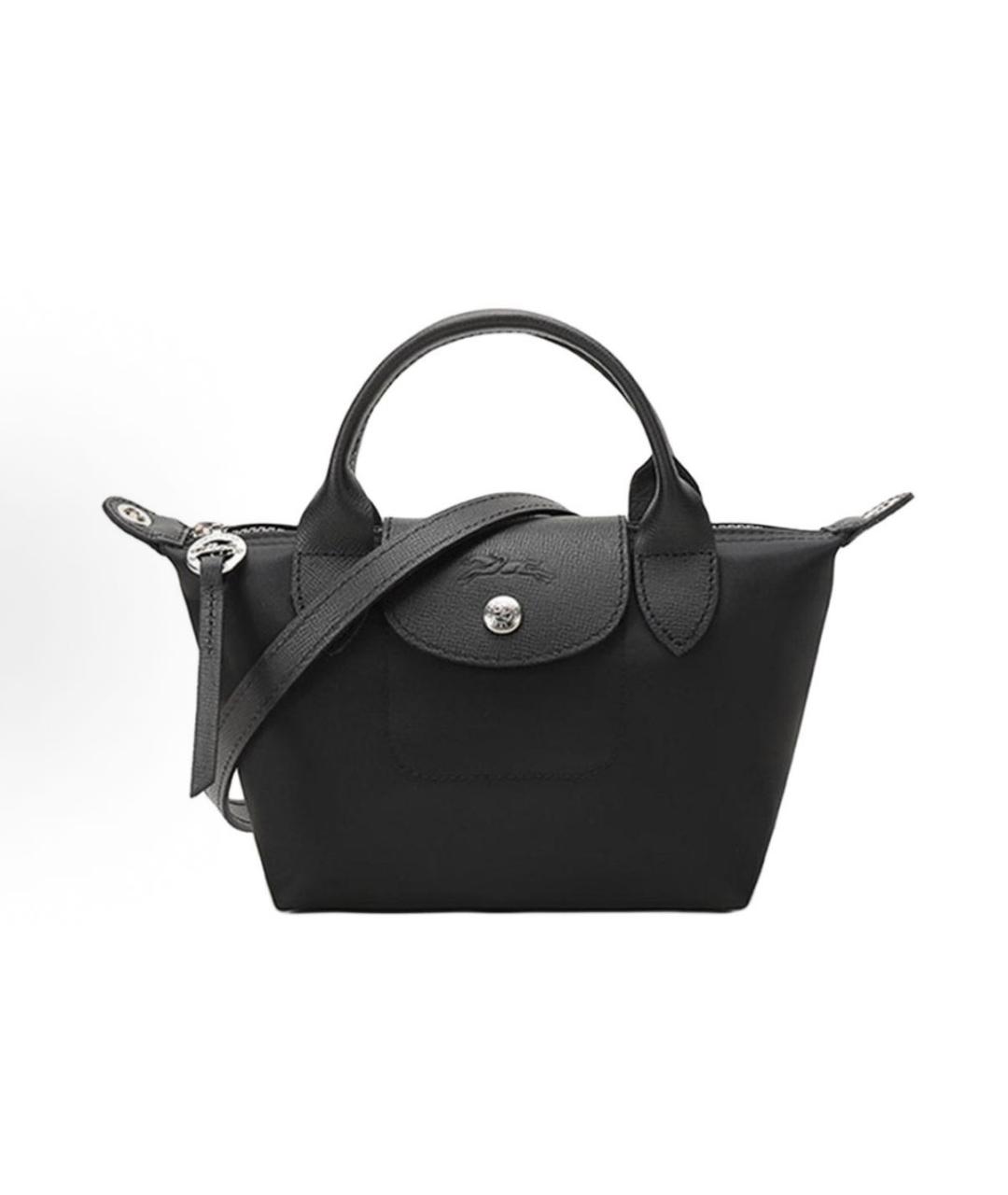 LONGCHAMP Черная сумка через плечо, фото 4