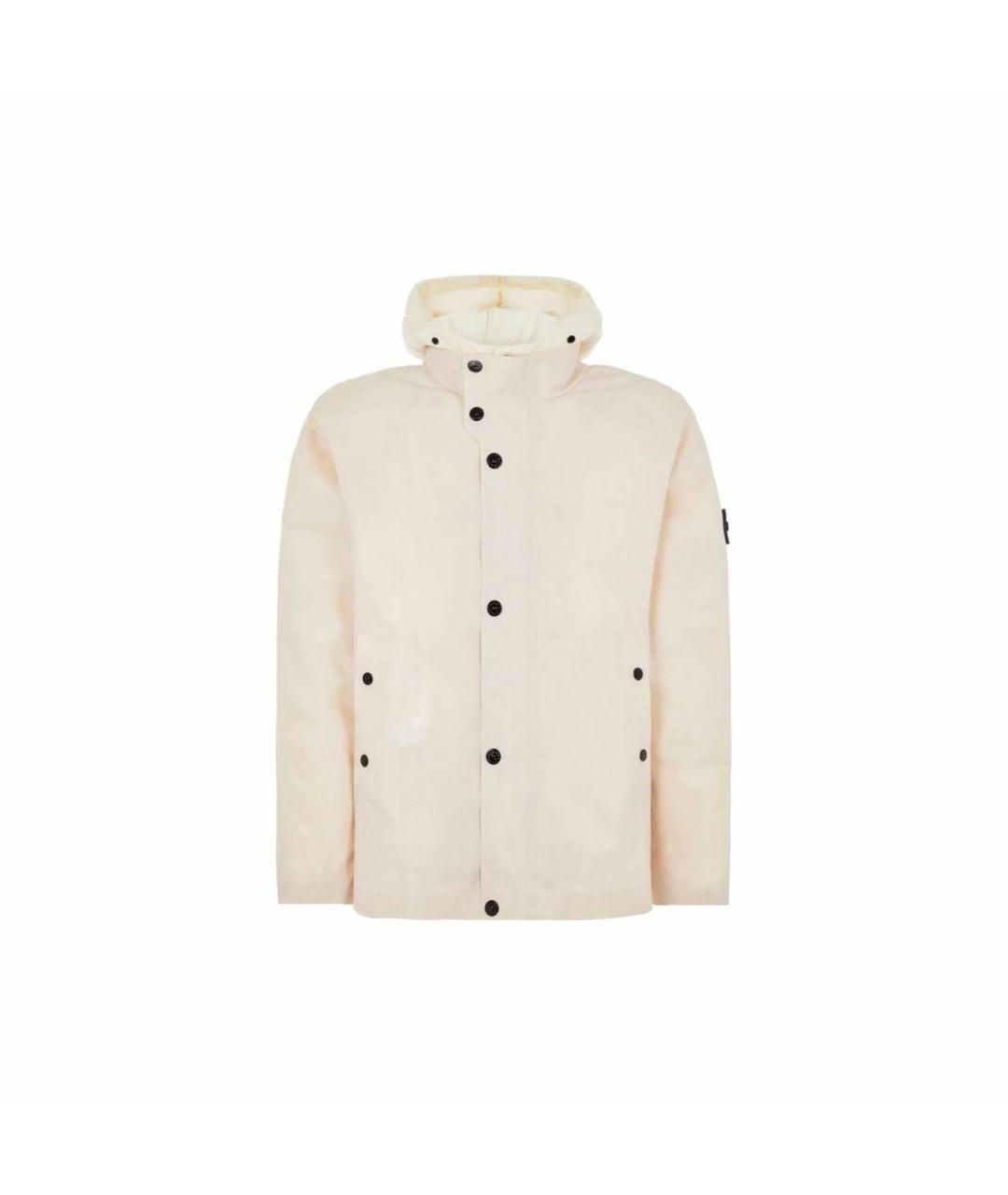 STONE ISLAND Белая куртка, фото 4