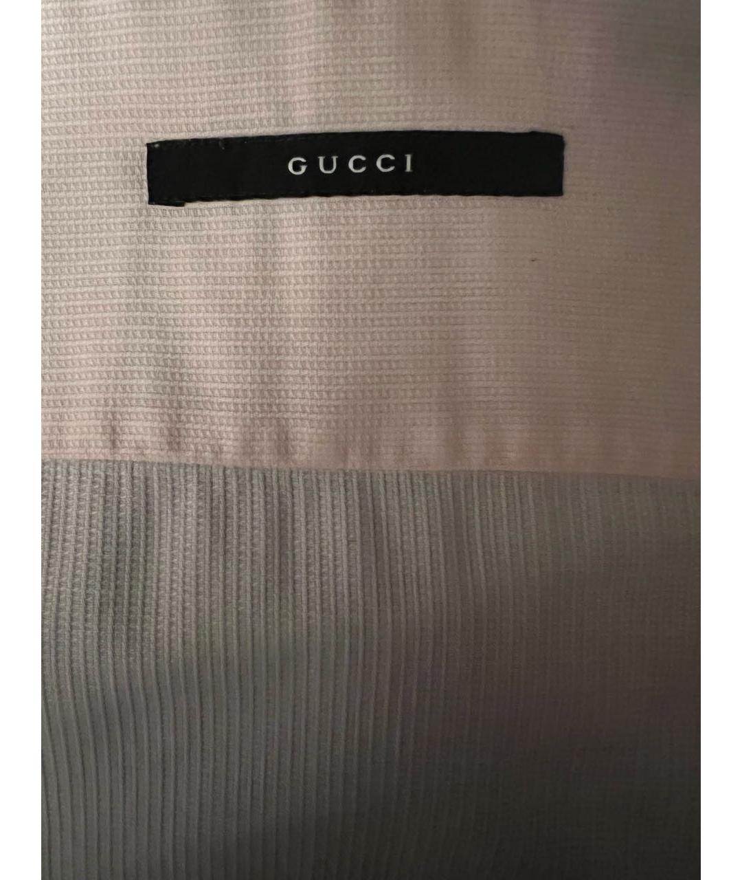 GUCCI Коралловая хлопковая классическая рубашка, фото 3