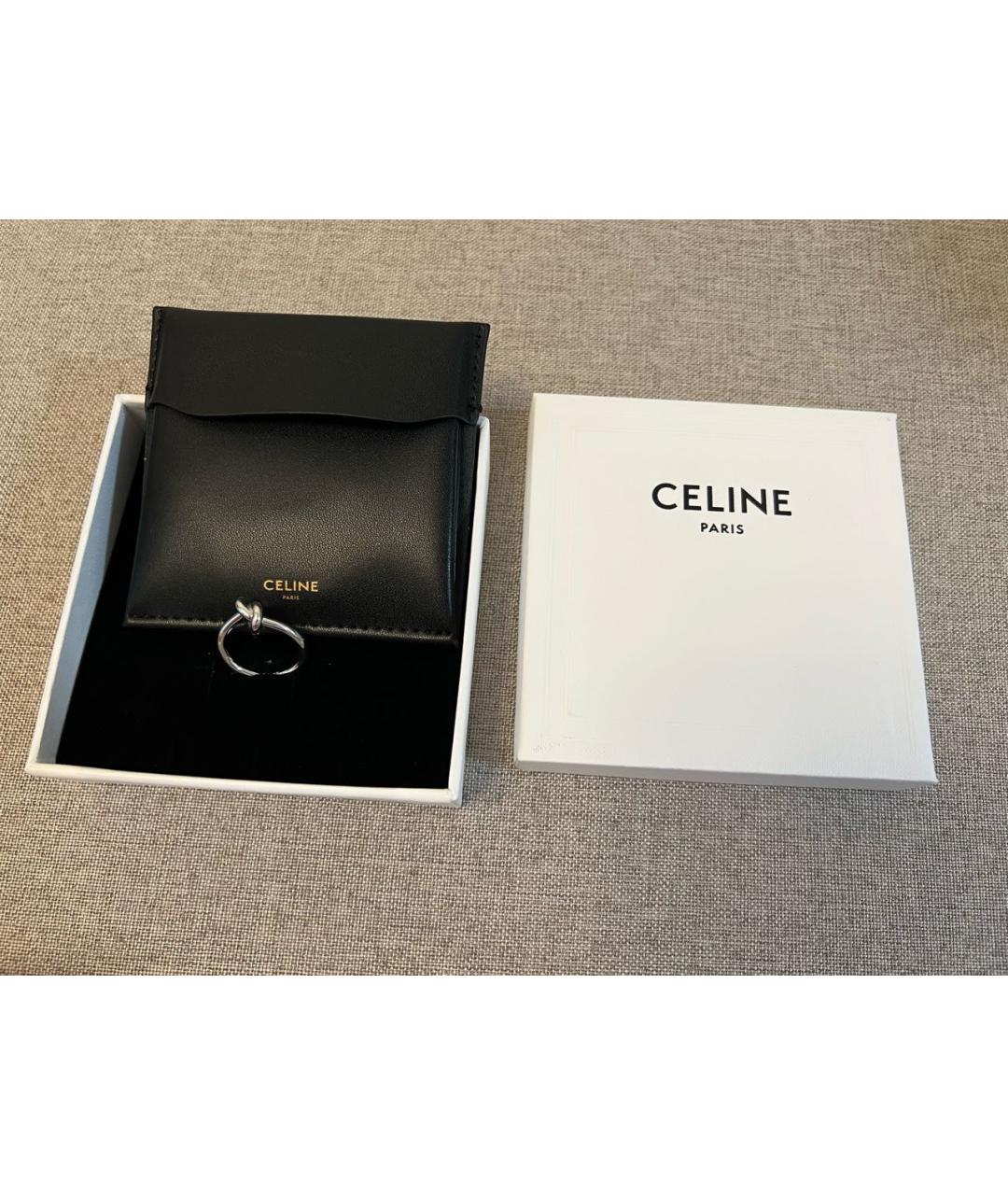 CELINE Серебряное серебряное кольцо, фото 2