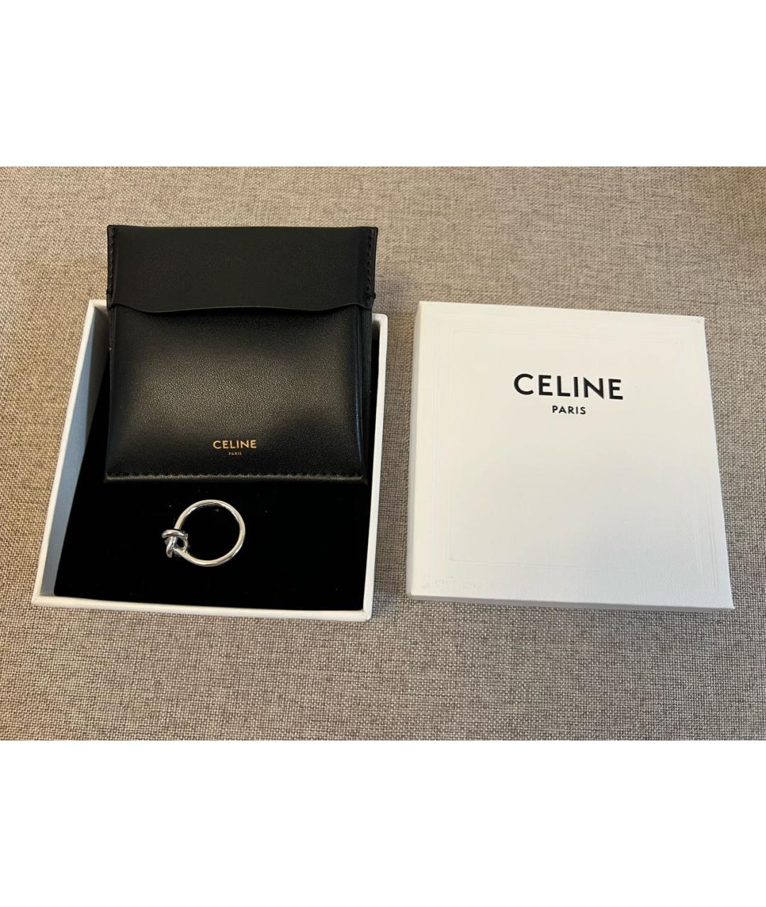 CELINE Серебряное серебряное кольцо, фото 3