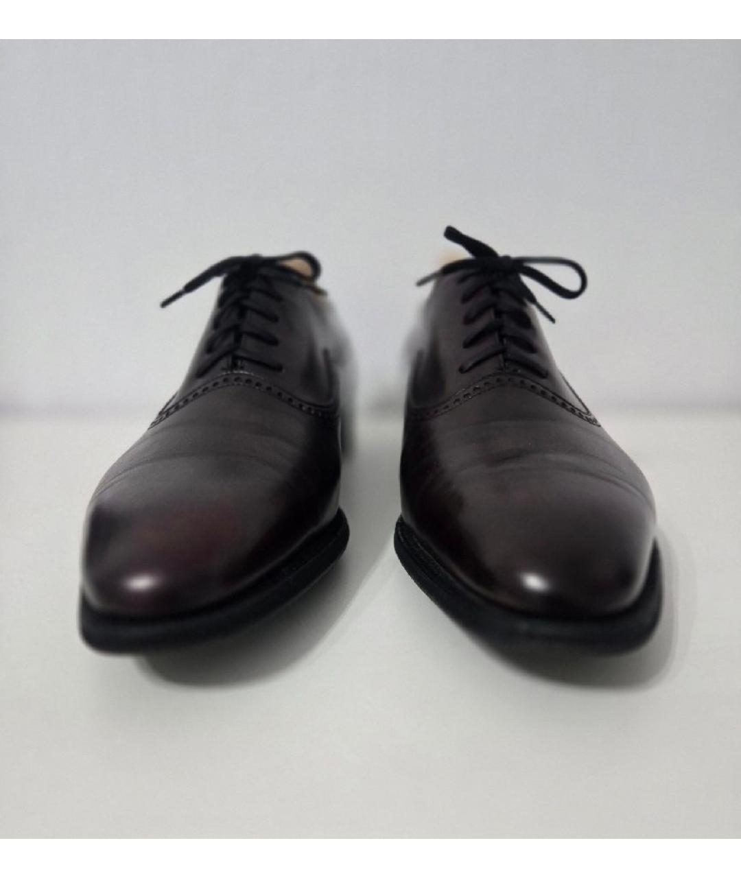 JOHN LOBB Коричневые кожаные туфли, фото 3