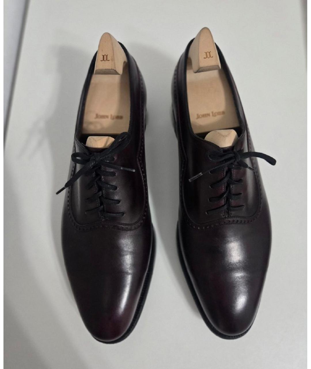 JOHN LOBB Коричневые кожаные туфли, фото 2