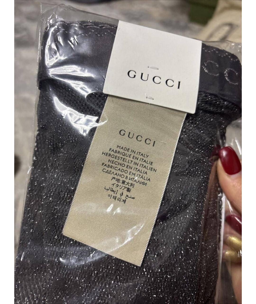 GUCCI Серые носки, чулки и колготы, фото 2