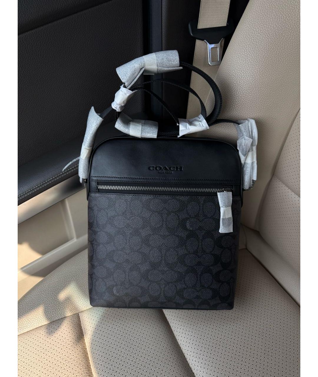 COACH Черная сумка на плечо, фото 2