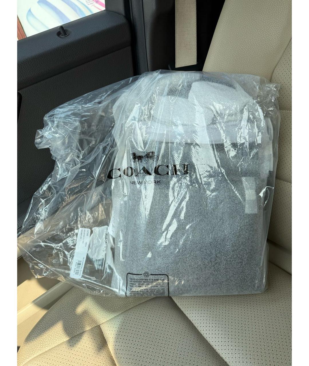 COACH Черная сумка на плечо, фото 7