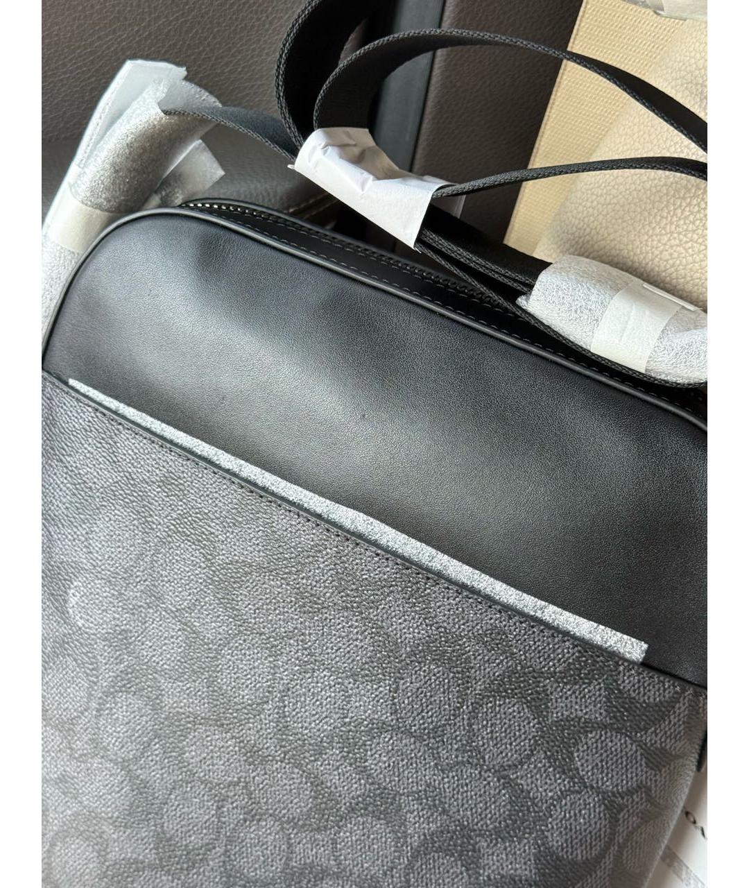 COACH Черная сумка на плечо, фото 5