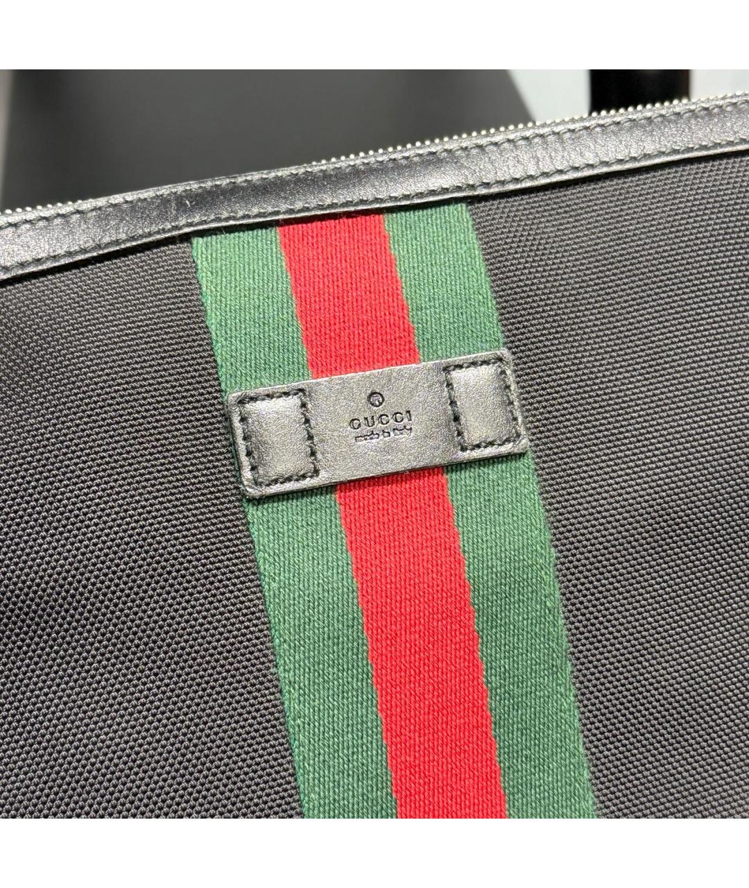 GUCCI Черная синтетическая сумка на плечо, фото 3