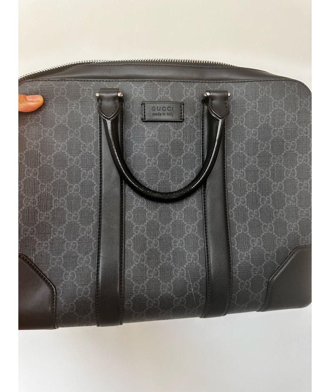 GUCCI Черный портфель, фото 8