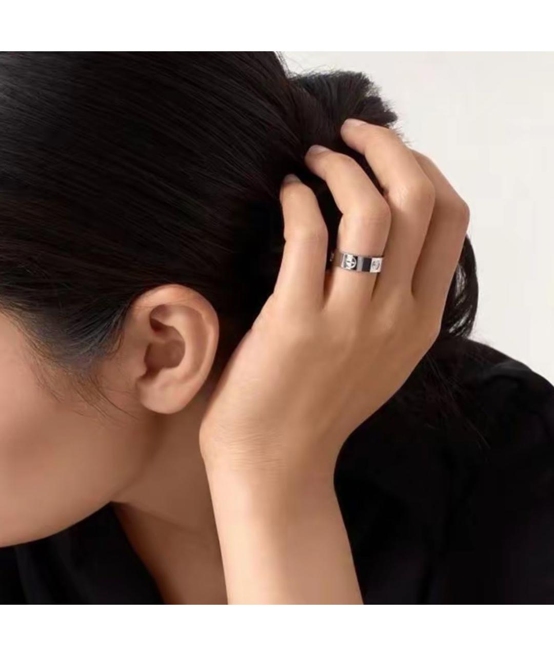 CARTIER Серебряное кольцо из белого золота, фото 4