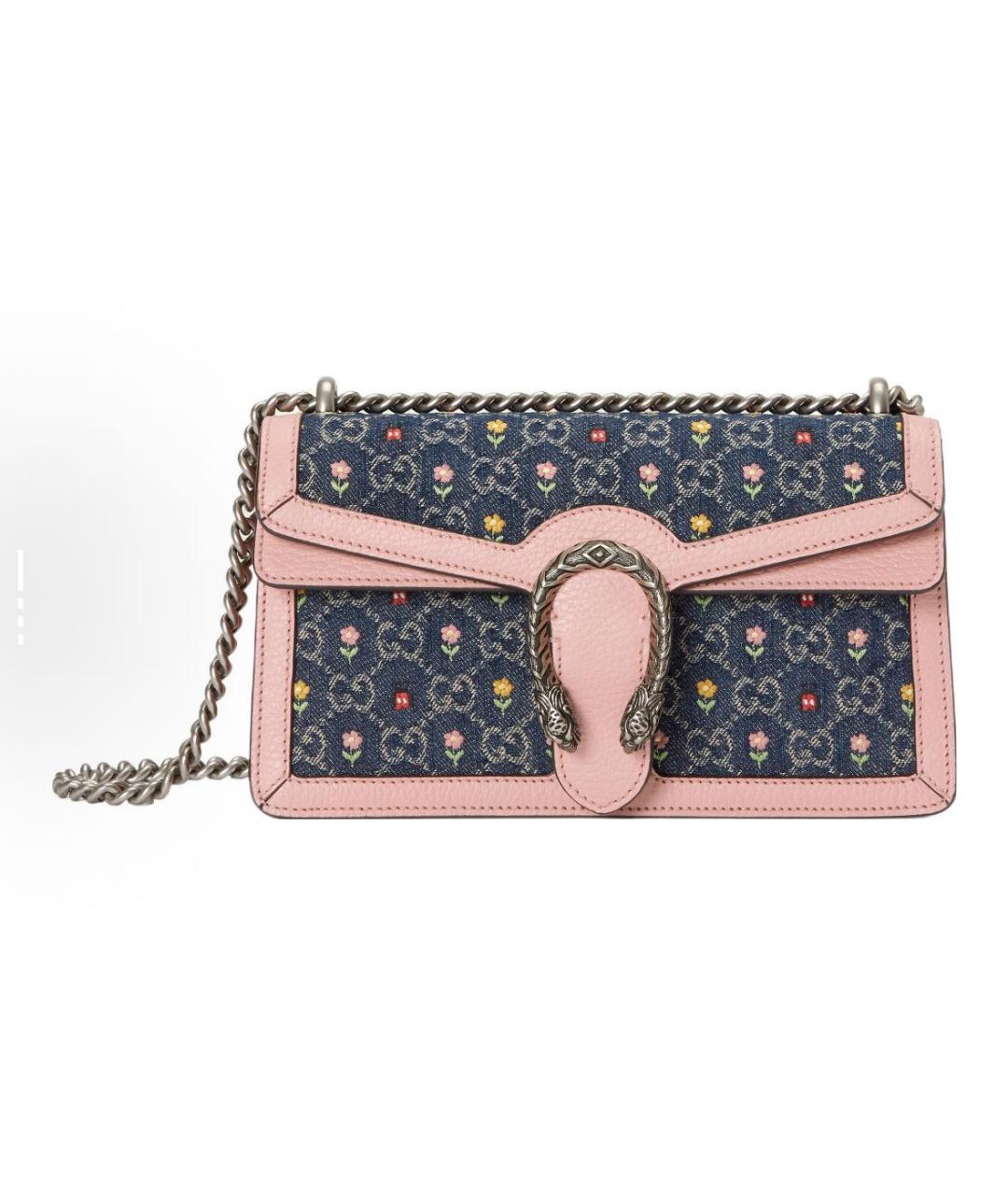 GUCCI Коралловая тканевая сумка через плечо, фото 5