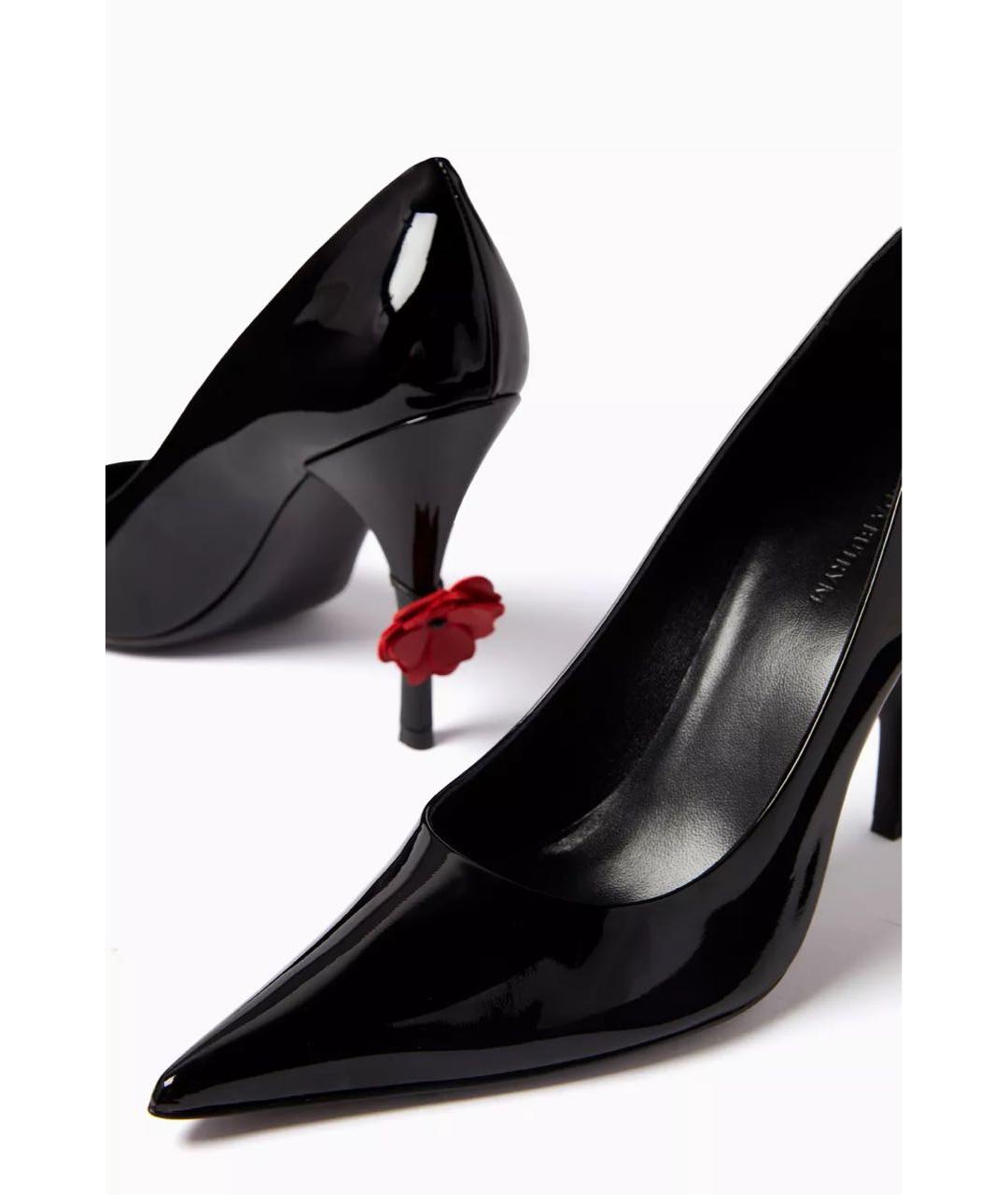 MAGDA BUTRYM Черные туфли из лакированной кожи, фото 6