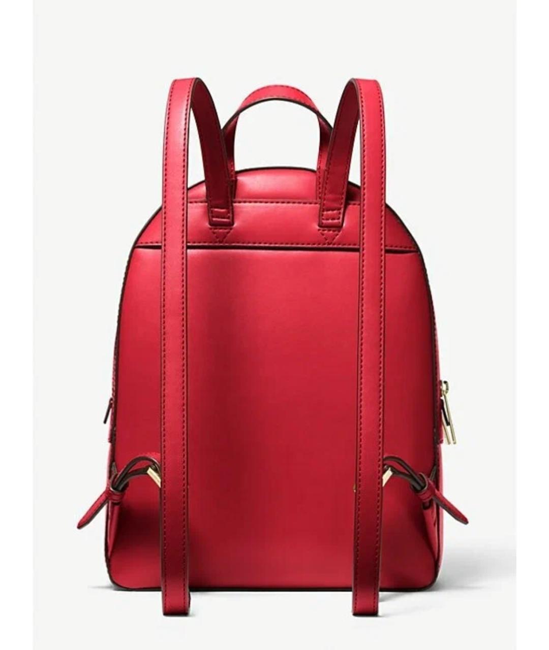 MICHAEL KORS Красный кожаный рюкзак, фото 4