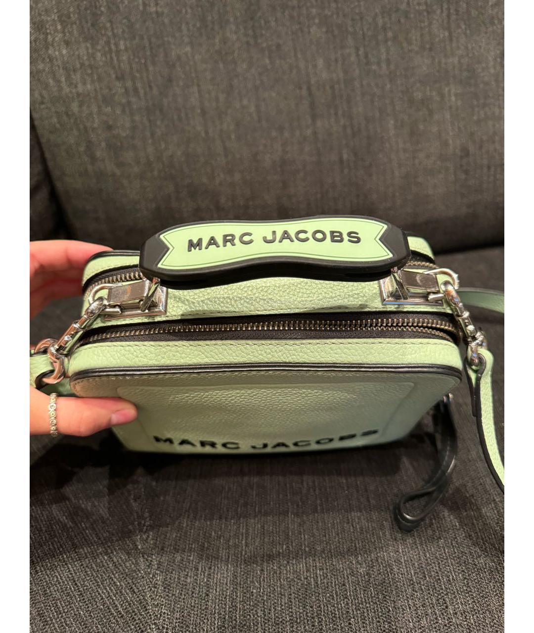 MARC JACOBS Салатовая кожаная сумка через плечо, фото 5