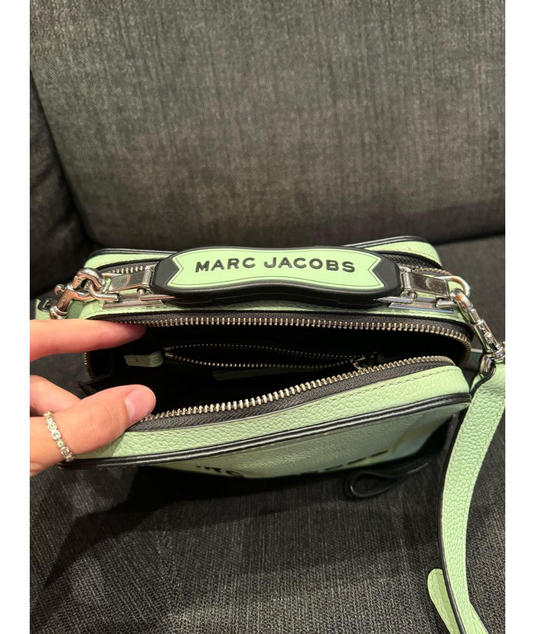 MARC JACOBS Салатовая кожаная сумка через плечо, фото 4