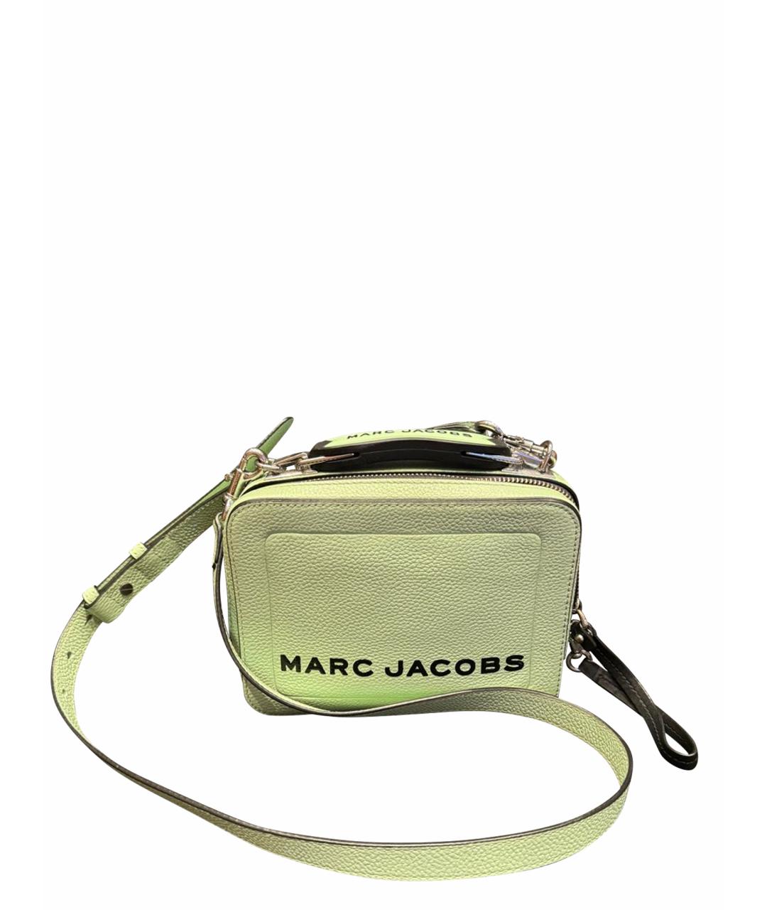 MARC JACOBS Салатовая кожаная сумка через плечо, фото 1