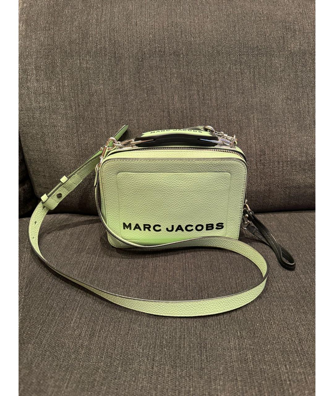 MARC JACOBS Салатовая кожаная сумка через плечо, фото 7