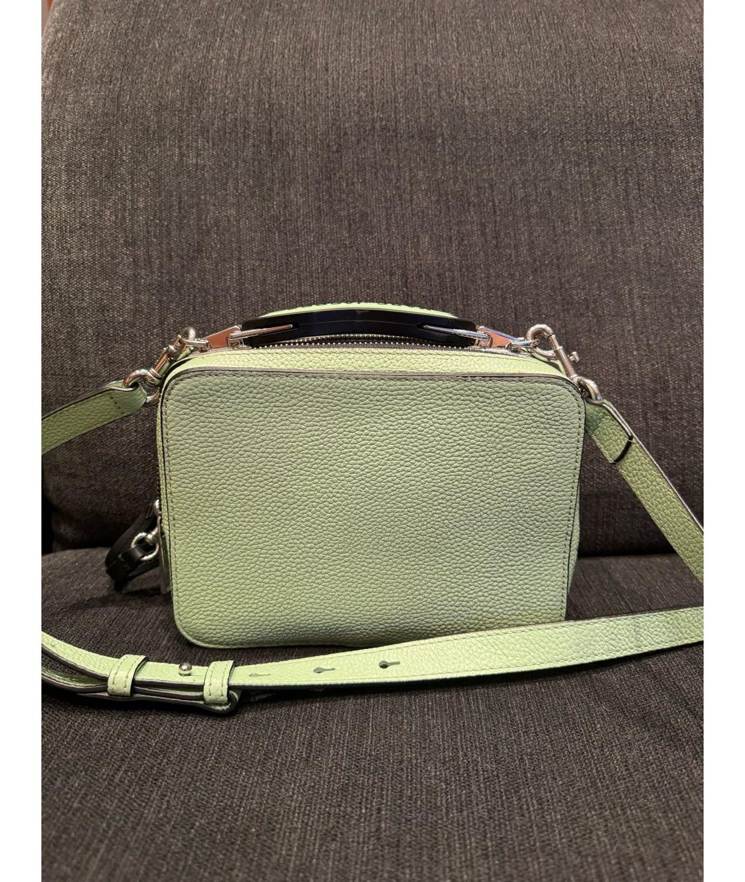 MARC JACOBS Салатовая кожаная сумка через плечо, фото 3