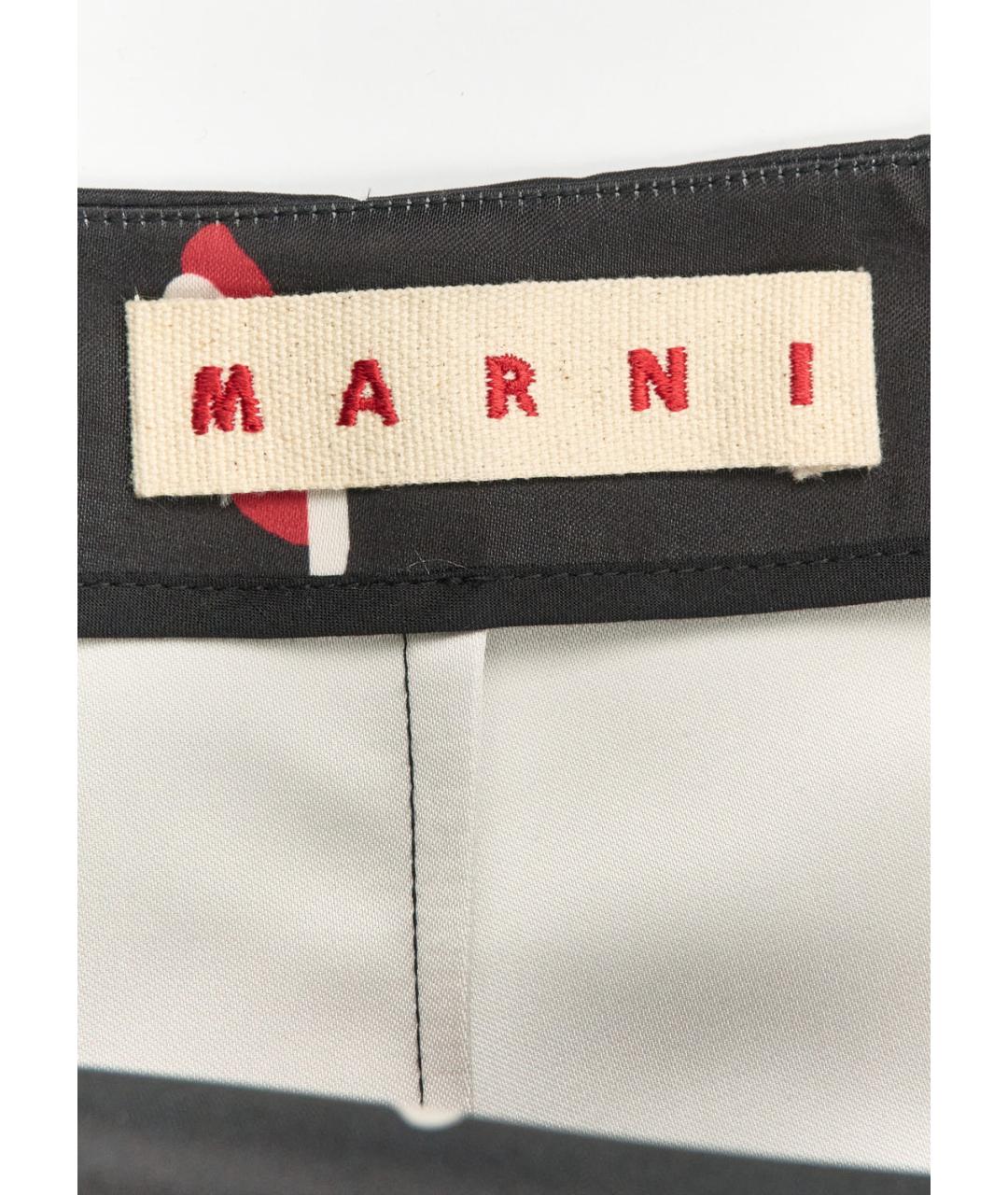 MARNI Мульти полиэстеровая юбка миди, фото 3