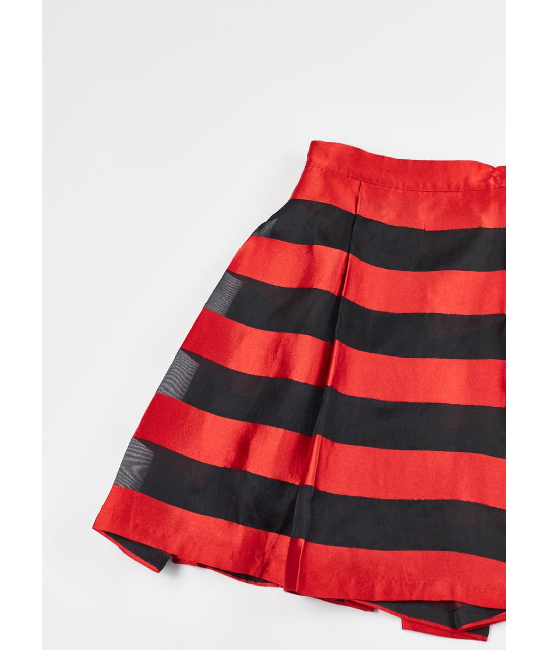 MSGM Мульти шелковая юбка мини, фото 5