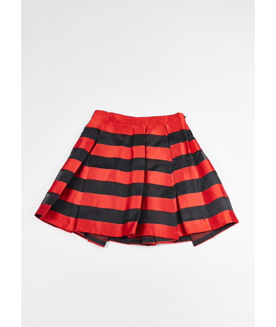 MSGM Мульти шелковая юбка мини, фото 2