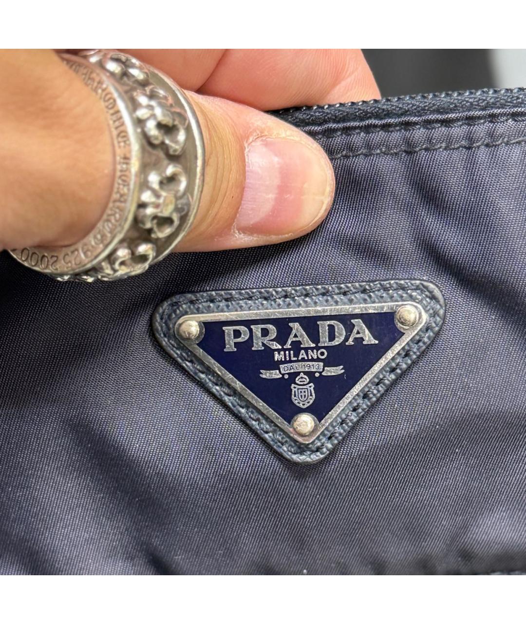 PRADA Синяя сумка на плечо, фото 8