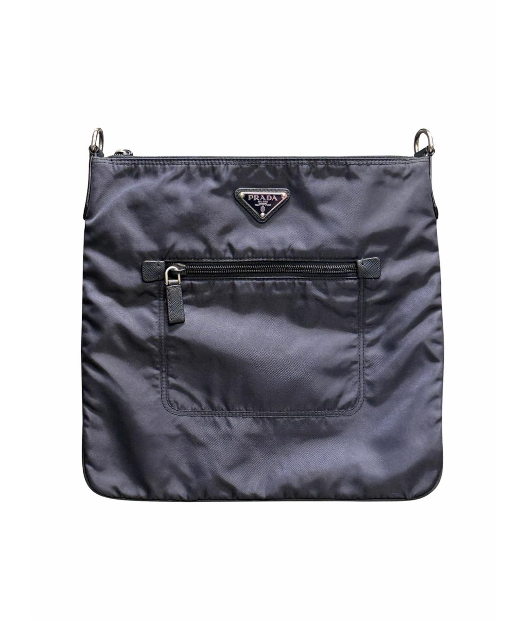 PRADA Синяя сумка на плечо, фото 1