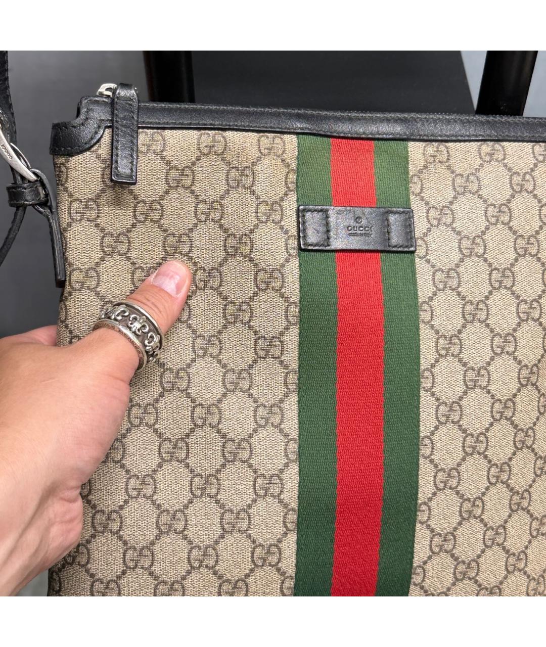 GUCCI Бежевая сумка на плечо, фото 3