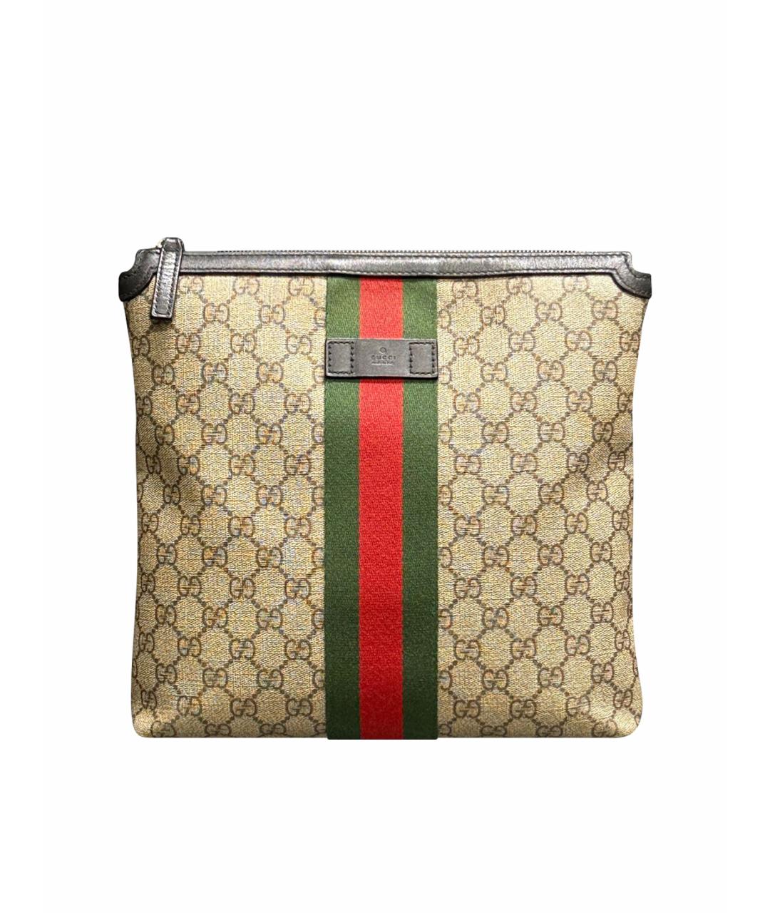 GUCCI Бежевая сумка на плечо, фото 1
