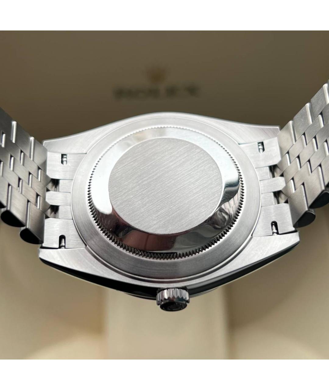 ROLEX Синие стальные часы, фото 7