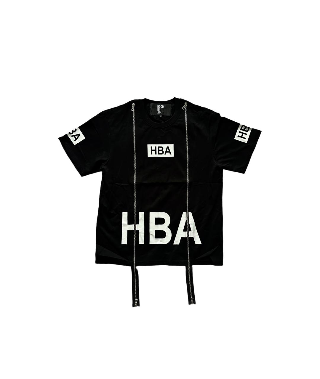 HOOD BY AIR Черная хлопковая футболка, фото 1