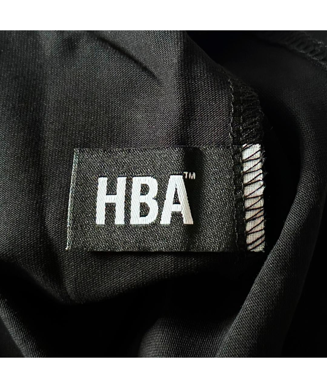 HOOD BY AIR Черная хлопковая футболка, фото 7