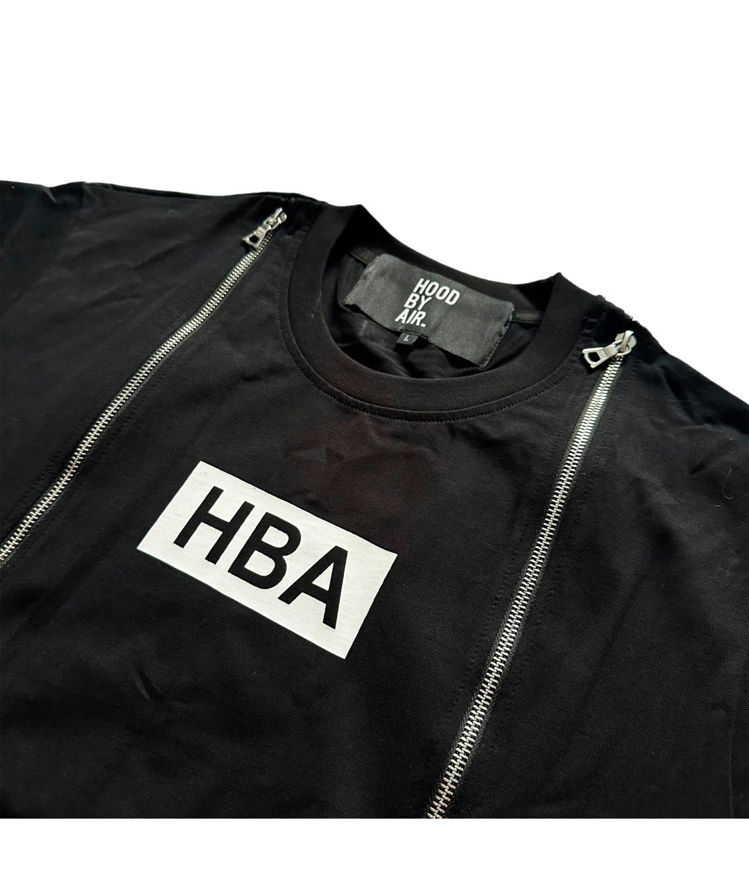 HOOD BY AIR Черная хлопковая футболка, фото 5